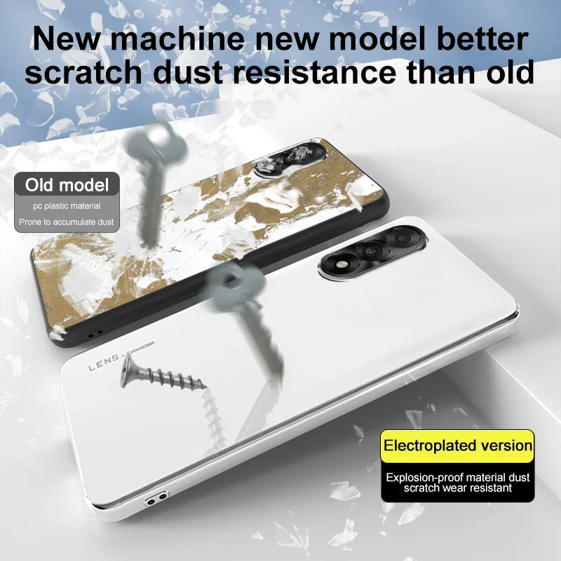 Luxury Matte Metal Lens Frame Shockproof Bumper Case - Premium Back Cover