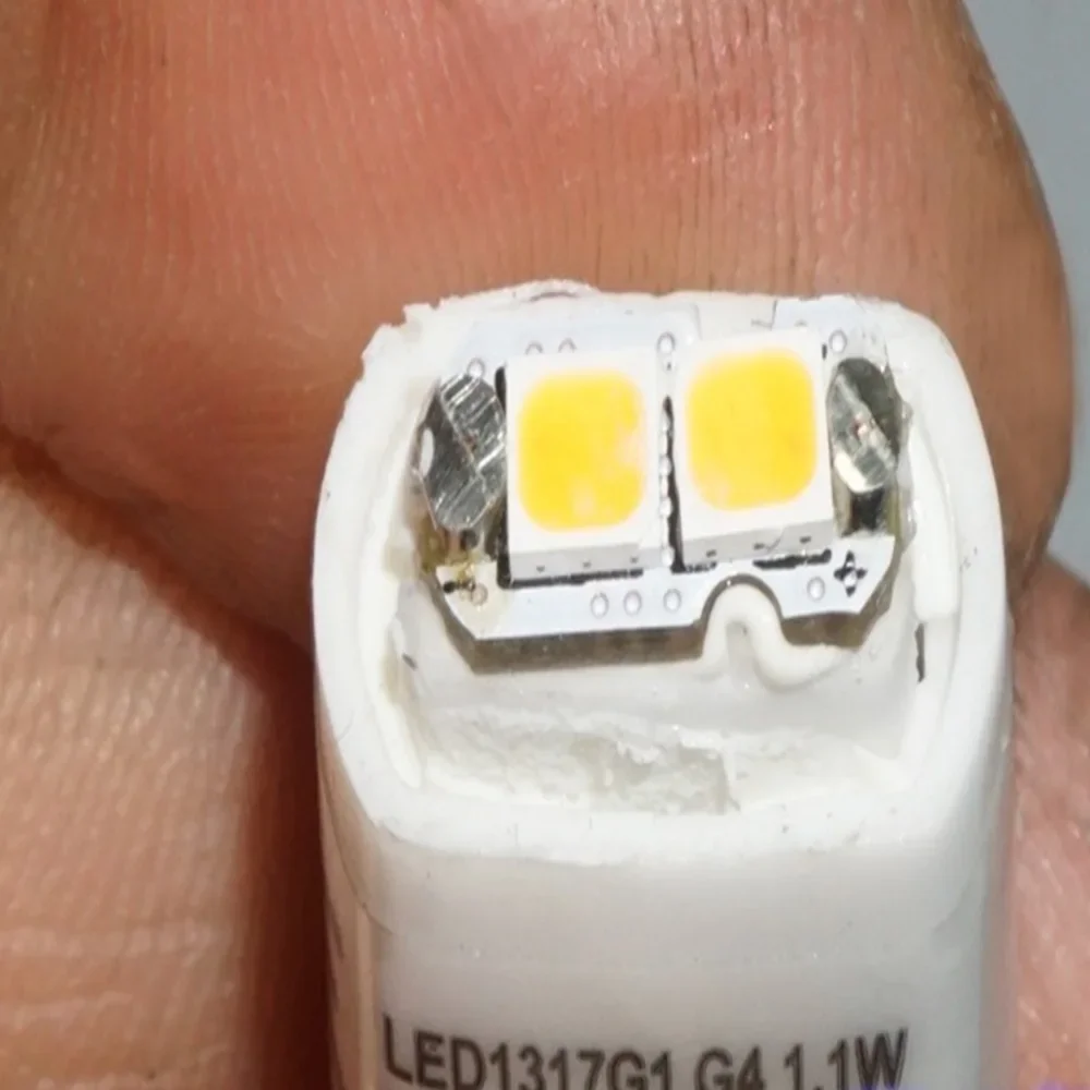 2PCS G4 LED Lamp Beads DC 8V-36V 1.1W Mini LED Bulb Spotlight Lighting Replace Energy-saving Lamps Crystal Lamp Plug-in 12V 24V
