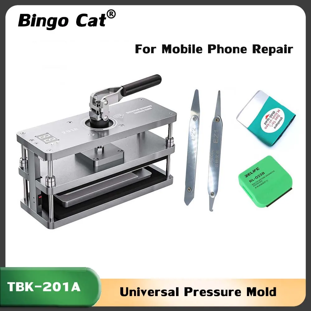 TBK-201A Universal Clamp Digital Display Rotation Pressure Holding Mould Phone Screen Back Cover Glass Fixing Repair Fixture