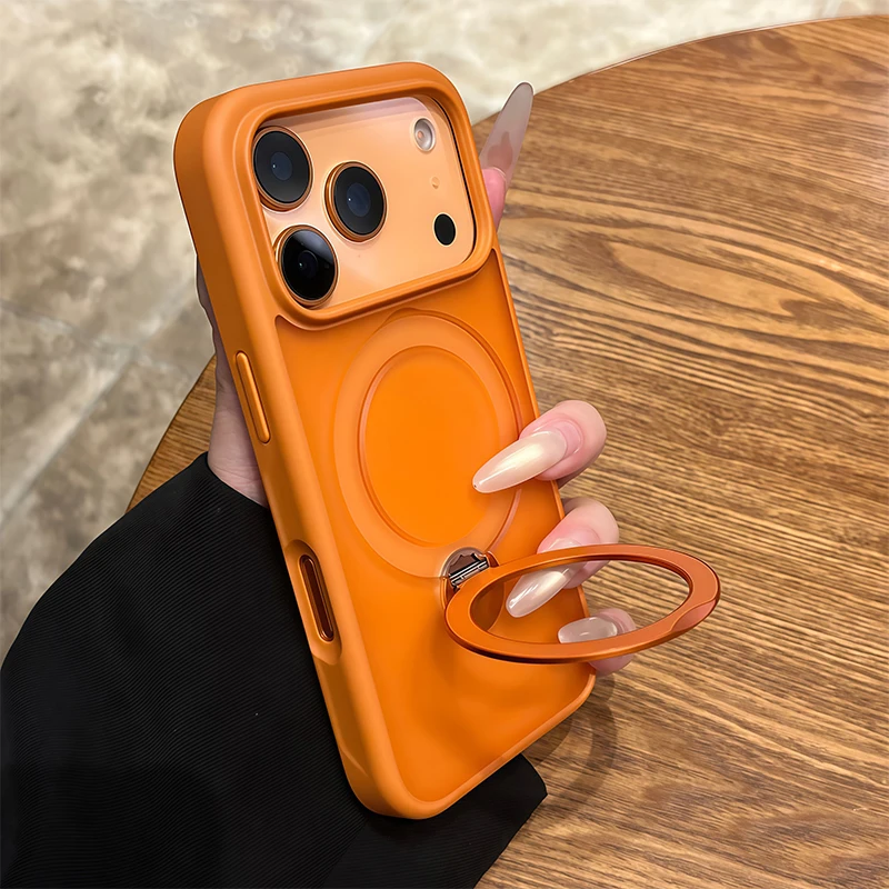 For Magsafe Metal Car Holder Ring Phone Case For iPhone thumbnail 4