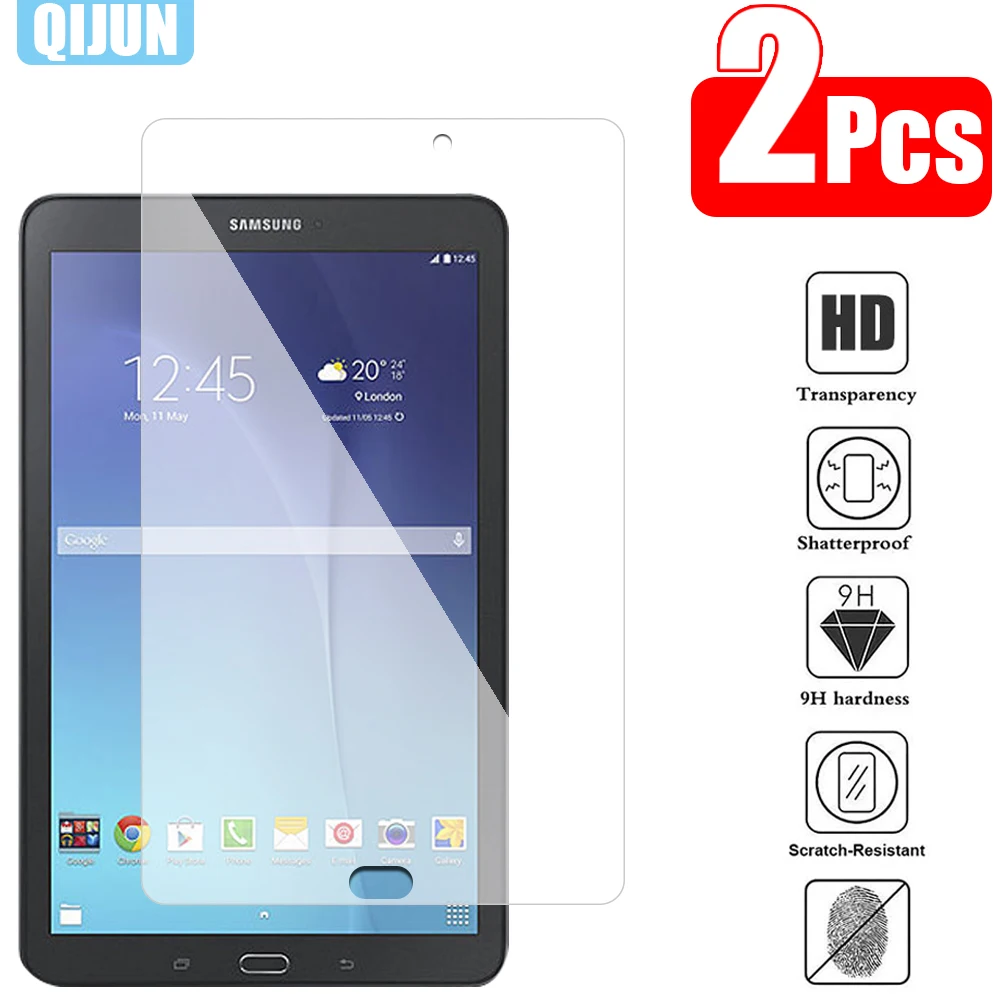 Закаленное стекло для планшета Samsung Galaxy Tab E, 9,6 дюйма, 2015 дюйма, 2 шт. закаленное стекло для планшета lenovo tab m10 2 шт диагональ экрана 10 1 дюйма