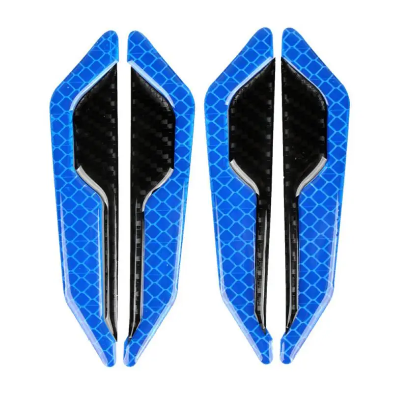 Car Door Anti-collision Strip Body Anti-scratch Strip Reflective Warning Sticker Carbon Fiber Universal Decorative Sticker car stickers car door anti collision strip