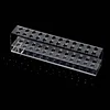 Clear 24 Slots Acrylic Eyeliner Lip Liner Pencil Holder Makeup Display Stand Organizer Makeup Brushes Shelf Cosmetic Storage Box 3