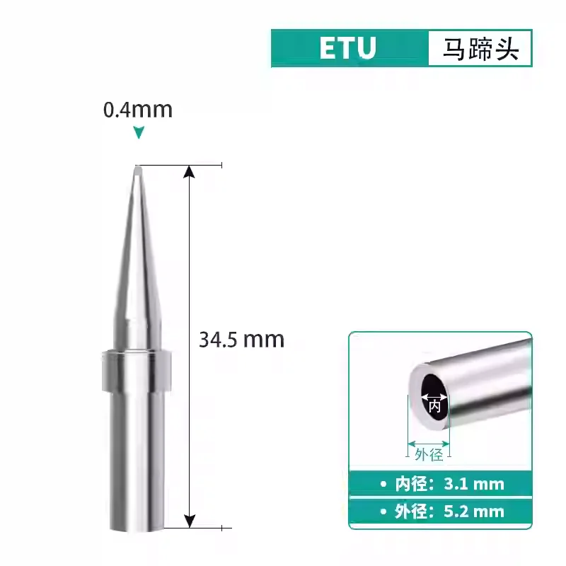 Universal Weller Soldering Iron Tips - ET Series for Precision Repair Work