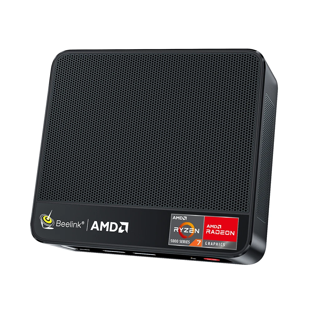 Yyhc Beelink SER5 Pro 5700U ̴ PC, ̴ ǻ, AMD Ryzen 7, 8C, 16T, 16G, 32G, DDR4 RAM, 500G, 1TB, M.2 NVME SSD, 4K HDM