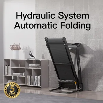 Fitness Home Auto-Folding Incline Treadmill with Pulse Sensors, 3.0 HP Quiet Brushless, 8.7 MPH, 300 lbs Capacity 4