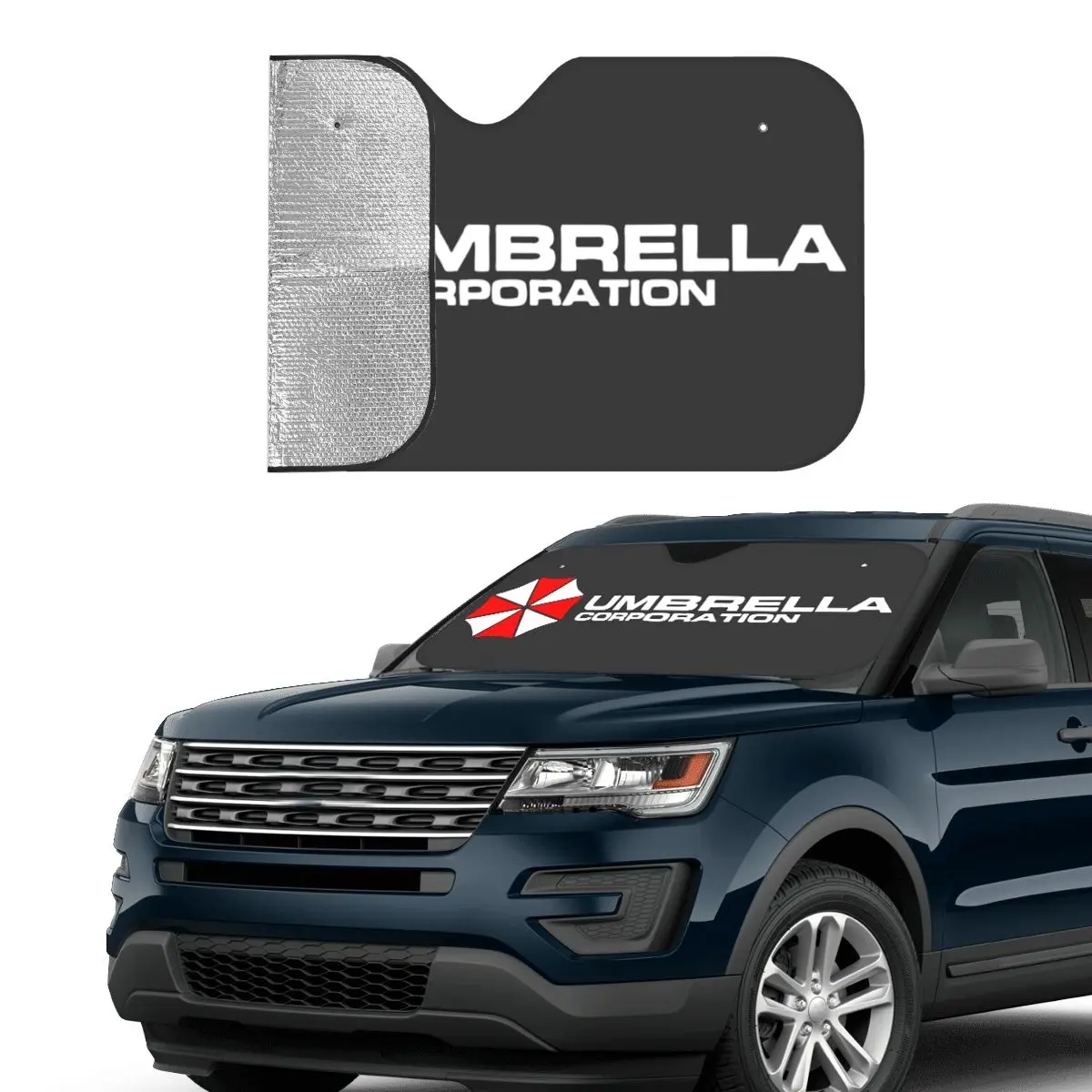 Umbrella Corporations Corp Sunshade Windscreen Cover Front Block Window 70x130cm Car Sunshade Blinds Sun Shade Protect