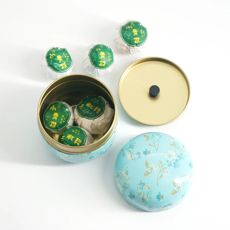 Metal Tea Box 5-piece Set Tea Caddy Container Storage Holder Sweetmeats Candies Cans Storage Box Tank Organizer tea tin box tea canister