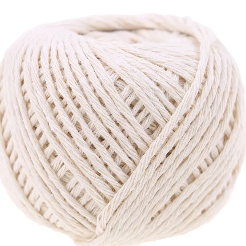 1Roll 229-feet Cooking Tools Butcher's Cotton Twine Meat Prep Trussing Turkey Barbecue Strings Meat Sausage Tie Rope Cord