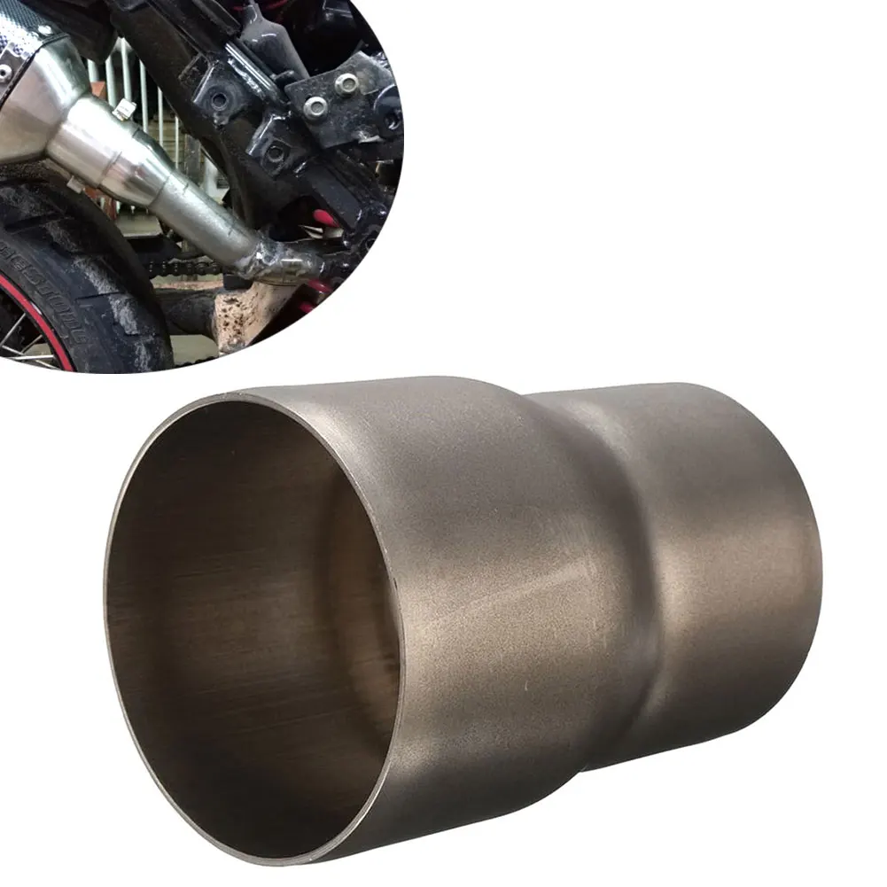 

51mm to 60mm Stainless Steel Motorbike Exhaust Pipe Adapter Connector Tube