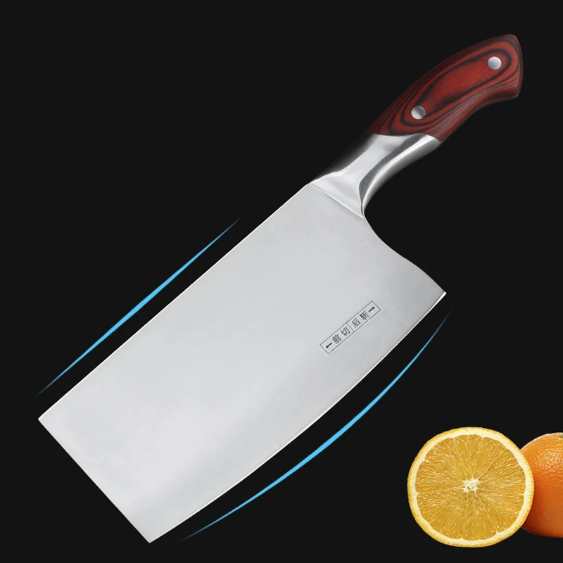 

High Carbon Steel Kitchen Knives Meat Vegetables Knife Sharp Camping Cooking Cleaver Chef Butcher Knives Cleaver Knife