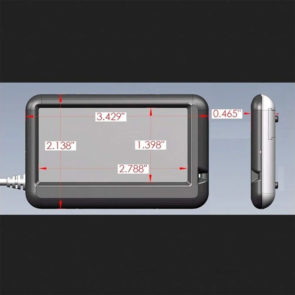 EM Plus v1.4c Gen 1 R53 Mini UltraGauge OBD II OBD2 Read & Pending Trouble Codes Scan Tool Ultra Gauge EM With HOOK & LOOP PAD 5