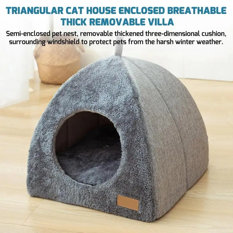 thumbnail image 2 of Halloween Cat Bed – Soft Cozy Pet House For Cats & Small Dogs 2 of 12