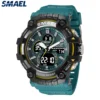 SMAEL Tactical Watch Male Student Sports Dual Display Digital Waterproof Glow Men's Watch 8079 6