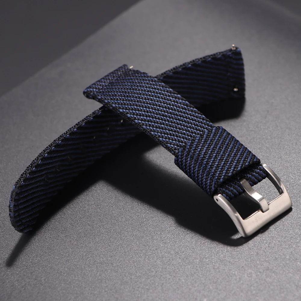 Premium Smooth Nylon Quick Release Watch Strap - Woven Replacement Wristband
