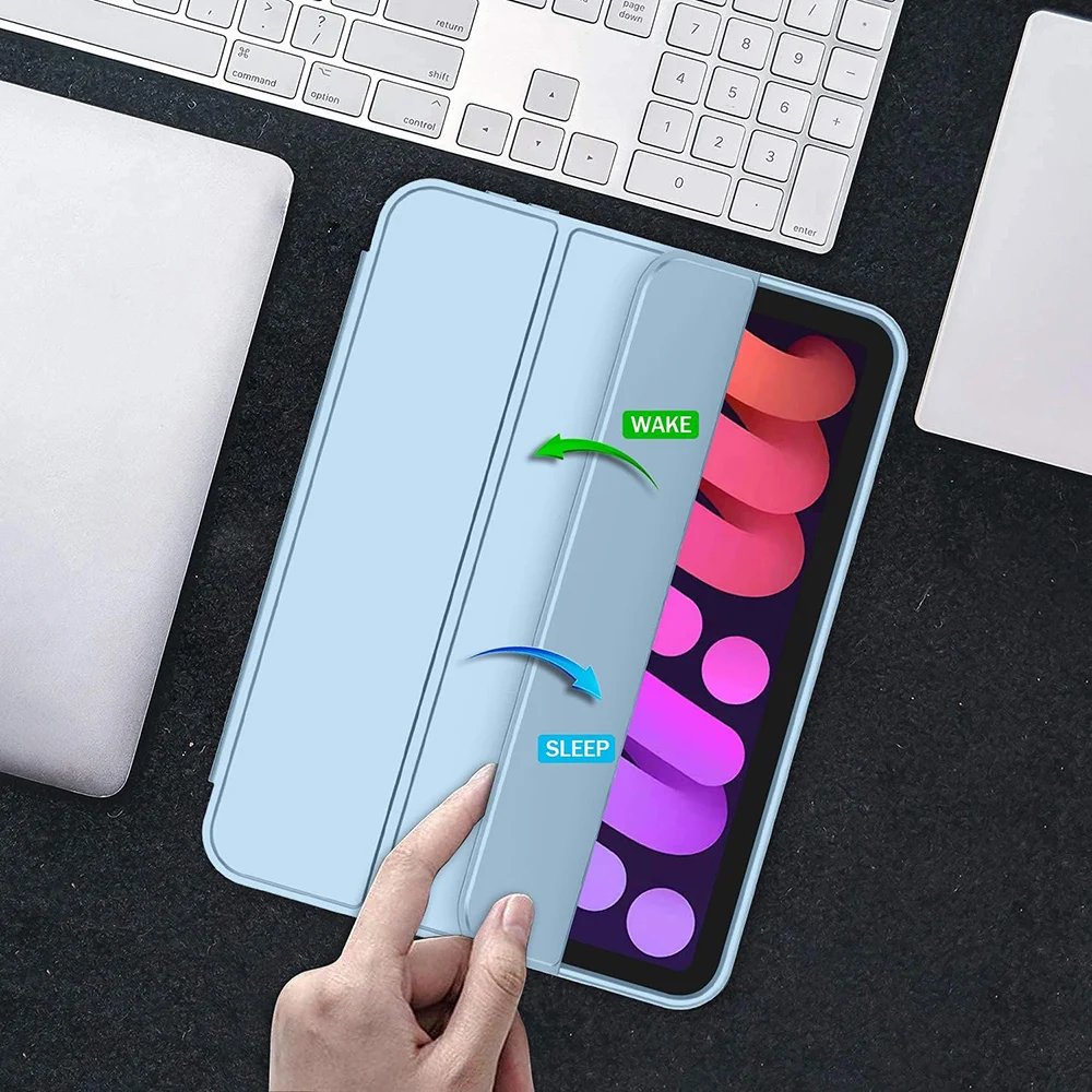 Magnetic Flip Smart Cover with Soft Shell