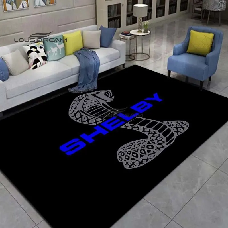 Mustang LOGO Carpets and Rug SHELBY Carpet Living Room Bedroom Decorate Large Area Soft Carpet Kids Room Rug 6