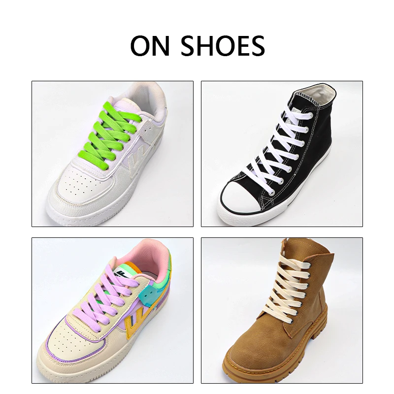 1cm Width Flat Shoe laces Quality Cotton Shoelaces Tennis Sneakers Shoelace 80/100/120/140/160CM 1Pair Laces for Shoe Accesories shoelaces without ties,shoe laces,shoe accessories
