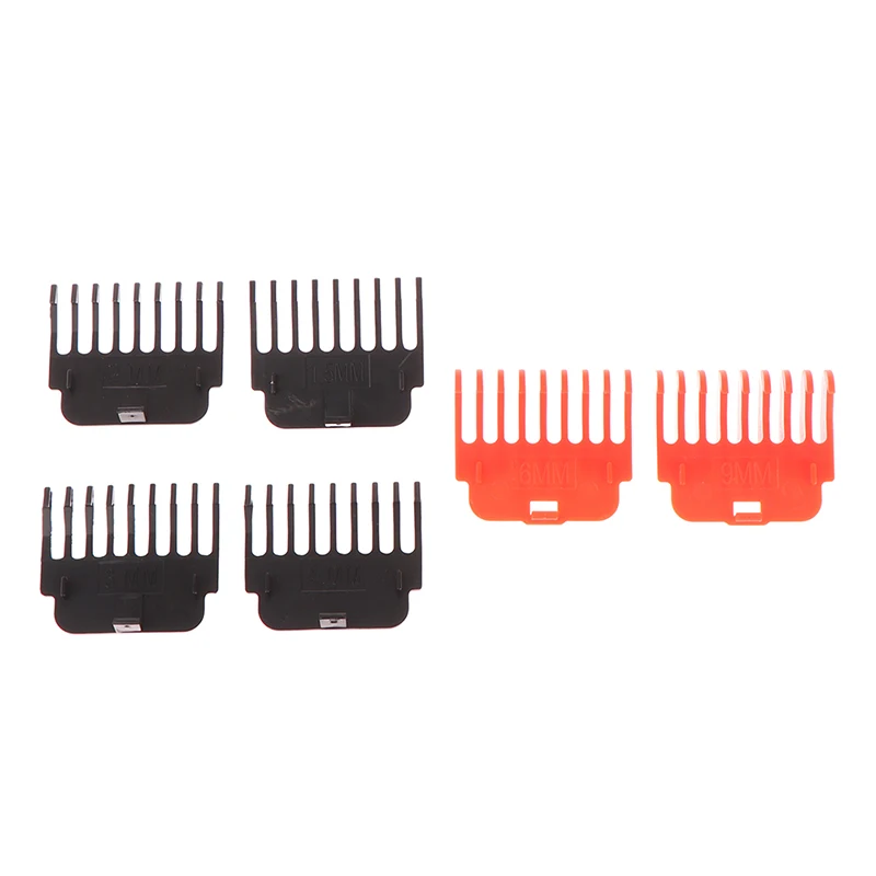2Pc/4Pcs T9 Hair Clipper Guards Guide Combs Kit Trimmer Cutting Guides Styling Tools Attachment Compatible 1.5mm 2mm 3/4/6mm 9mm