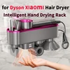 Hair Dryer Holder, Blow Dryer Hanger Wall Mount Compatible for Dyson Supersonic and XIAOMI, H501, Automalic Hand Drying 3
