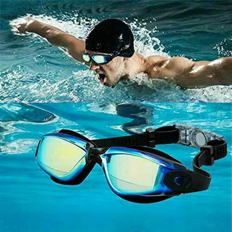 

Swimming Goggles Clear Vision No Leaking Men Women for Adult Adjustable Strap