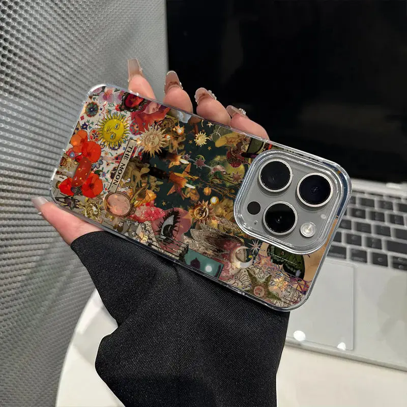 حافظة لهاتف آيفون 16 15 14 13 12 11 Pro Max XR XS...