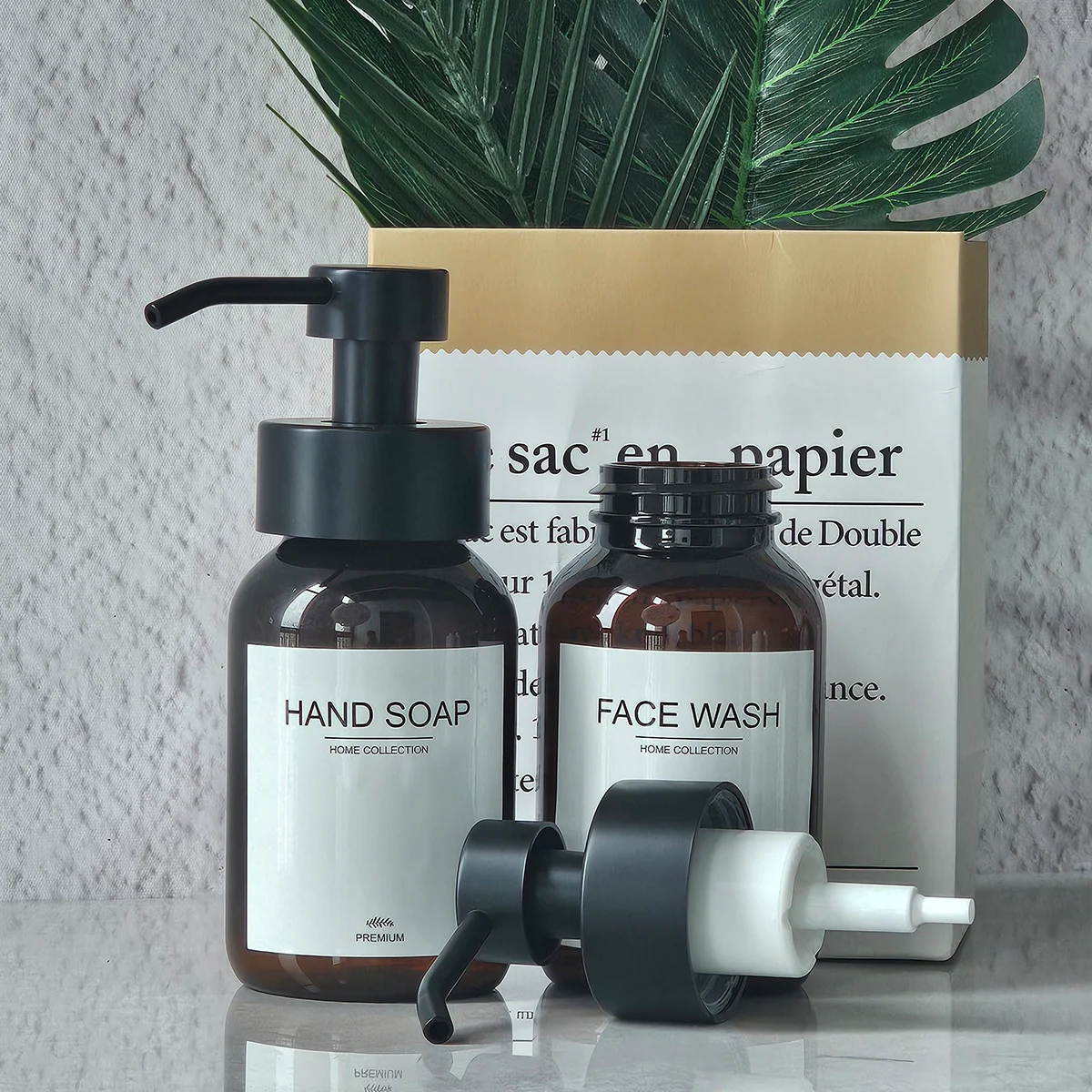 Refillable Soap Dispenser Bathroom Hands Soap Bottle Rustproof Pump Face Wash Container for Farmhouse Decor soap dispenser refillable bottle soap dispenser bottle foaming soap dispenser