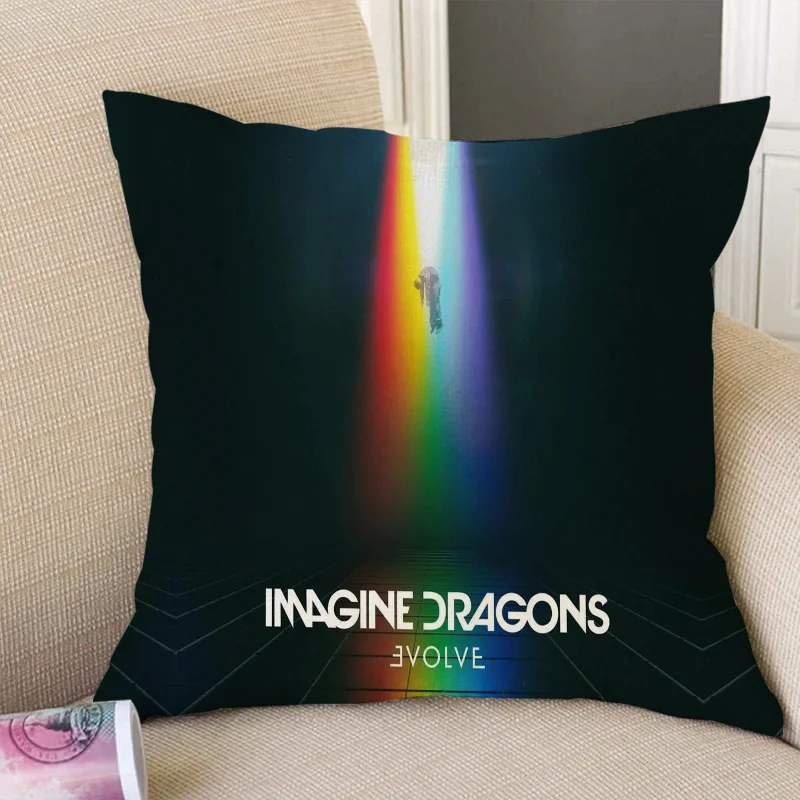 

Imagine Dragons Decorative Pillowcase Decor 40x40 Couple Pillow Pillowcases for Pillows 45x45 Cushion Cover 45x45cm Pilow Cases