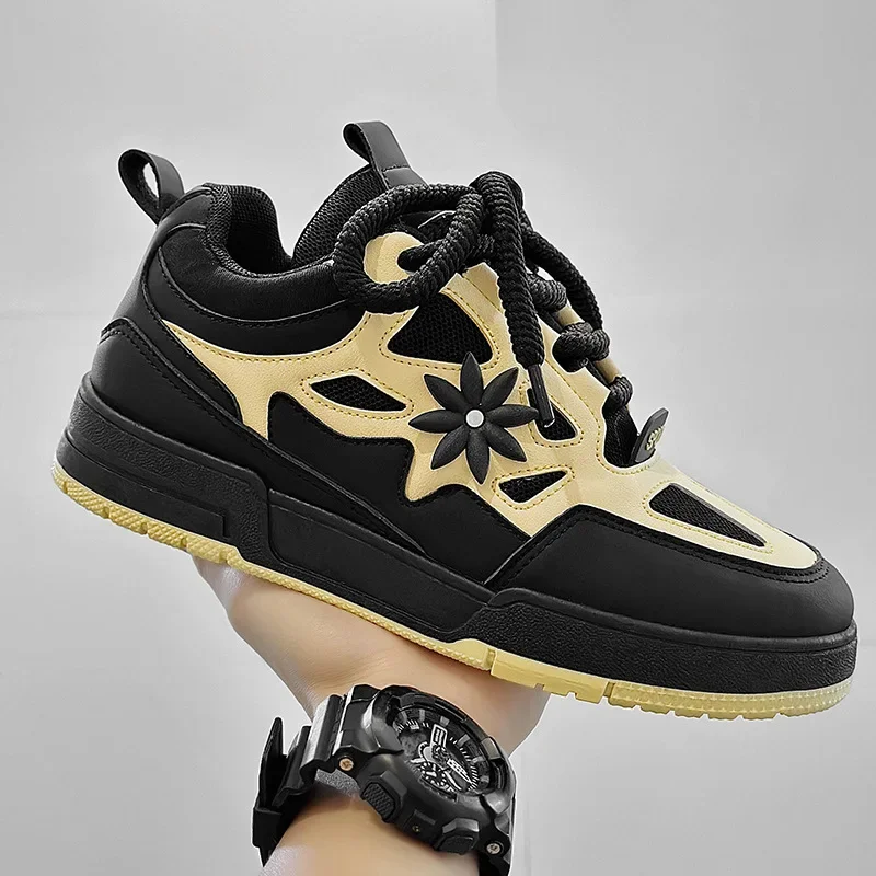 2024 Season New Korean Style Student Casual Board Shoes Classic Thick Sole Breathable Outdoor Running and Sports Shoes for Men 6