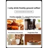 Zz automatic coffee machine small bean flour dual-purpose home office grinding integrated 5