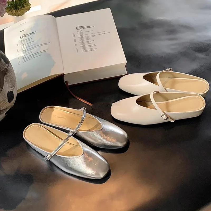 

Туфли на низком каблуке, римская ткань, искусственная кожа, резина, низкая подошва