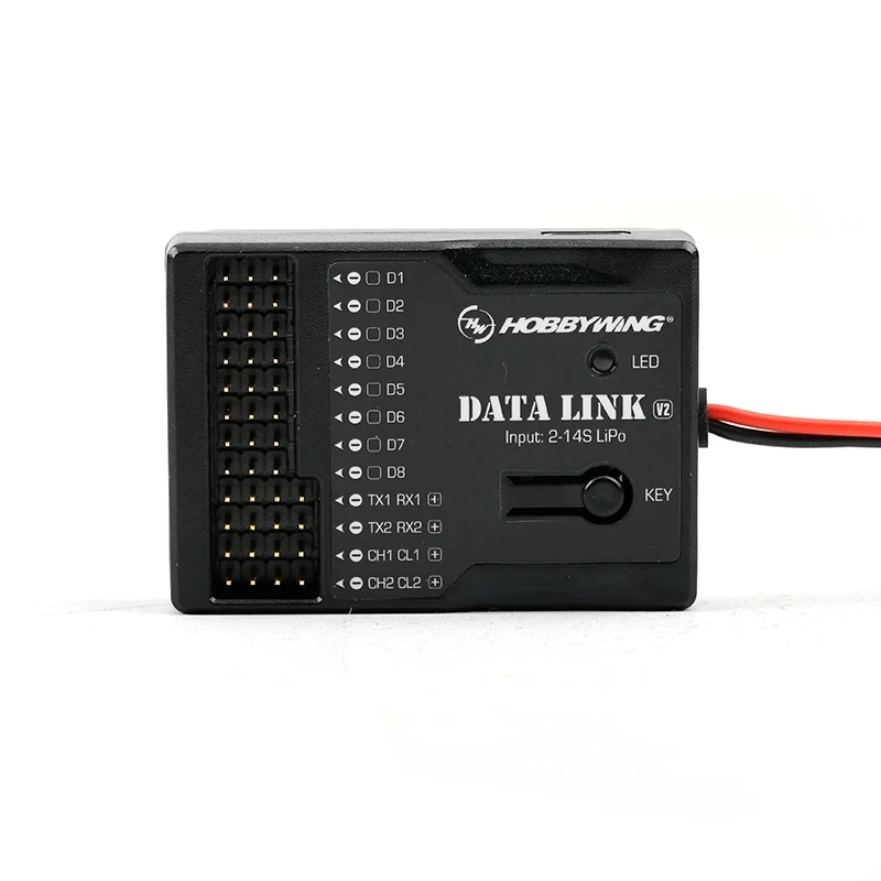 Module Hobbywing Datalink V2 pour mise à jour firmware, emballé dans sa boîte d'origine.
