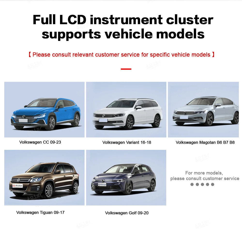 Car Digital Cluster For Volkswagen VW Polo 2010+ Virtual Cockpit Dashboard HeadUnit Entertainment Instrument Speed Meter Screen