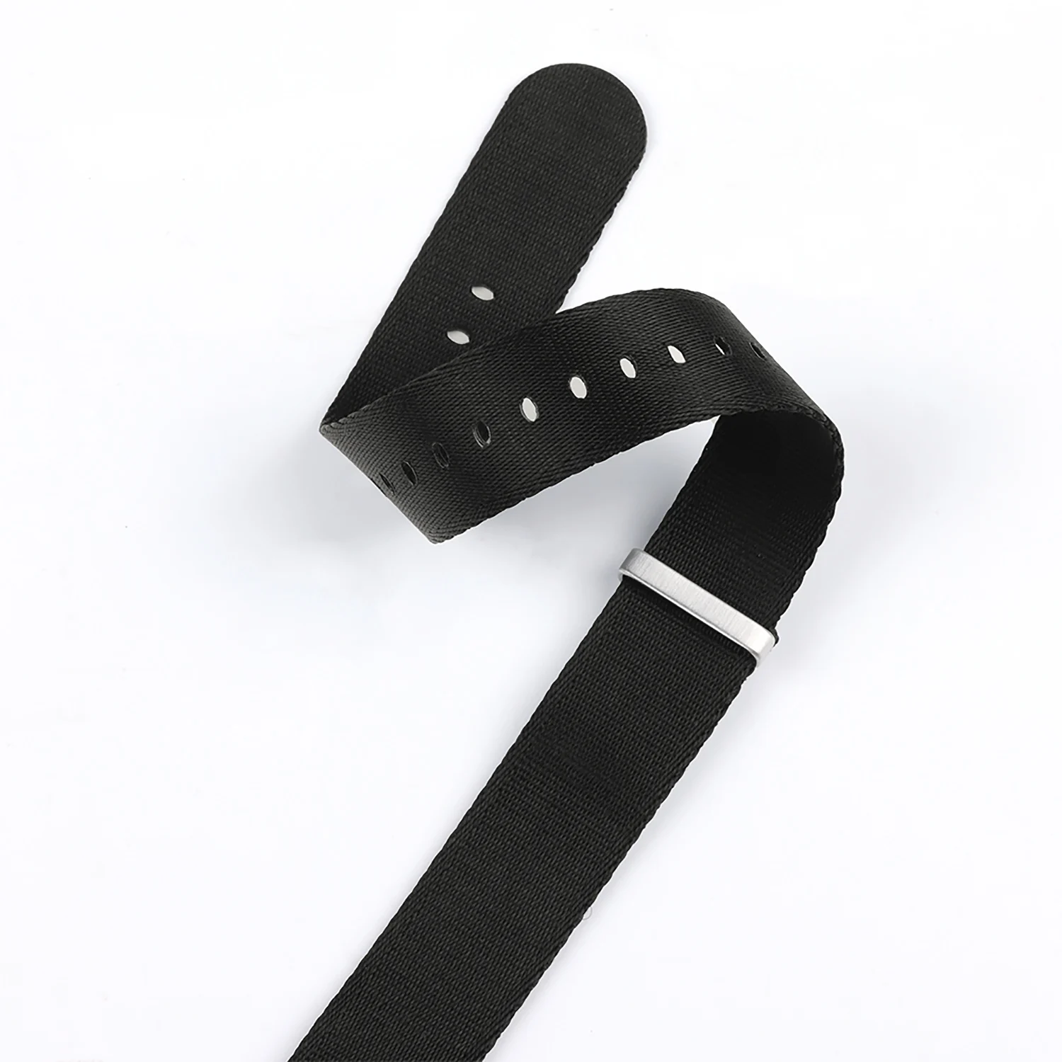 Extra-Long Military-Style Nylon Watchband for Larger Wrists - 33CM Length, 20mm/22mm Width