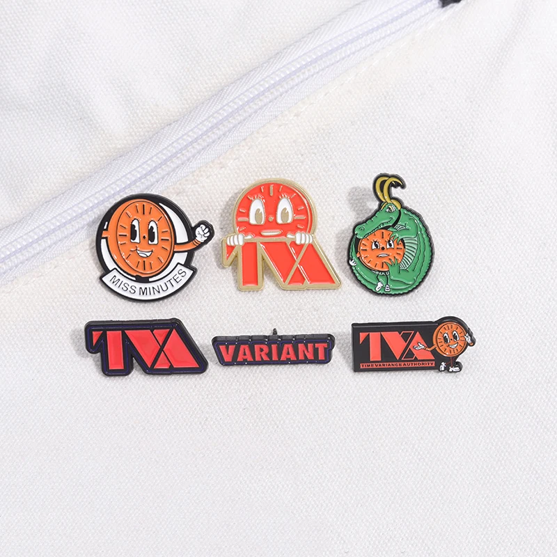 Miss Minutes Emaille Pins Film Abzeichen Brosche Rucksack Jackrt Anstecknadel Kostüm Cartoon Zubehör Schmuck Geschenke für Fans Freunde – Detail 9