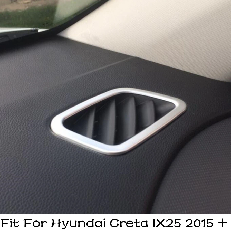 

Front Inside AC Air Conditioning Outlet Vent Cover Trim 2PCS For Hyundai Creta IX25 2015 2016 2017 Interior Refit Accessories