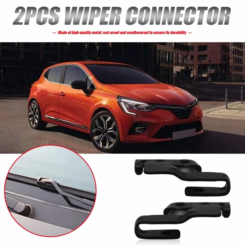 

NEW 2 Set Universal Front Windshield Wiper Blade Arm Adapter 3392390298