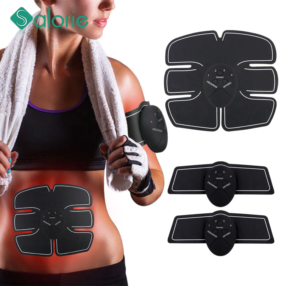 EMS Muscle Stimulator Fitness Lifting Buttock Abdominal Trainer Weight Loss Body Slimming Massage Dropshipping New Arrival | Красота и