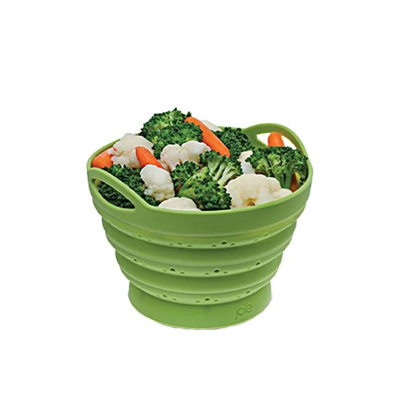 Cuisipro Silicone Vegetable Steamer, Green