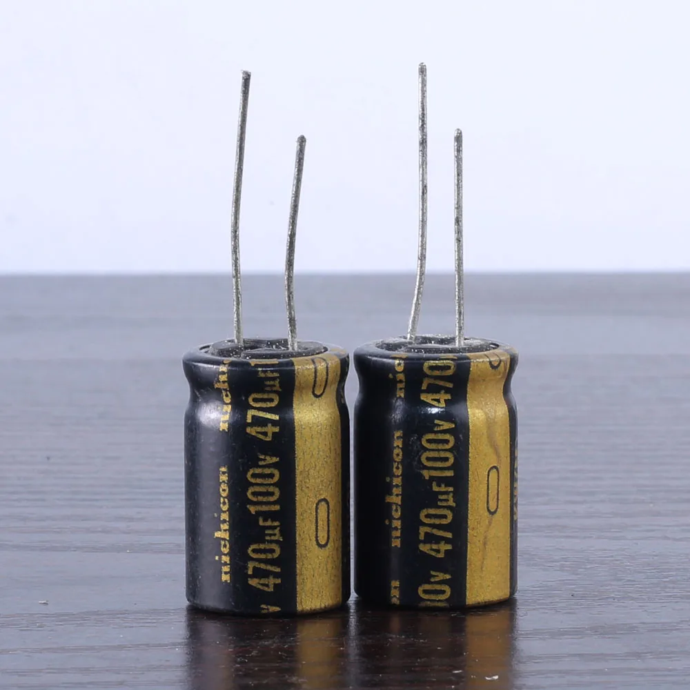 

2 шт. Nichicon KW 470uf 100v 470mfd аудио электролитические конденсаторы 16 мм * 25 мм