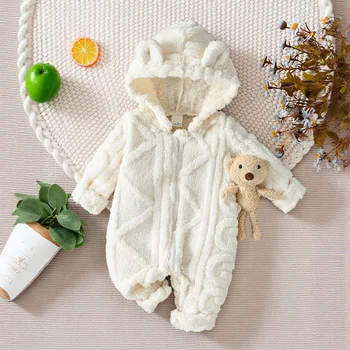 Baby Hooded Romper 1