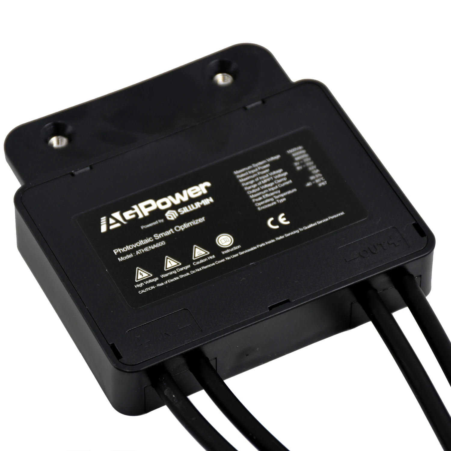 600W3V70VInputExternalOptimizerAthena600ForSolarPanelSystem