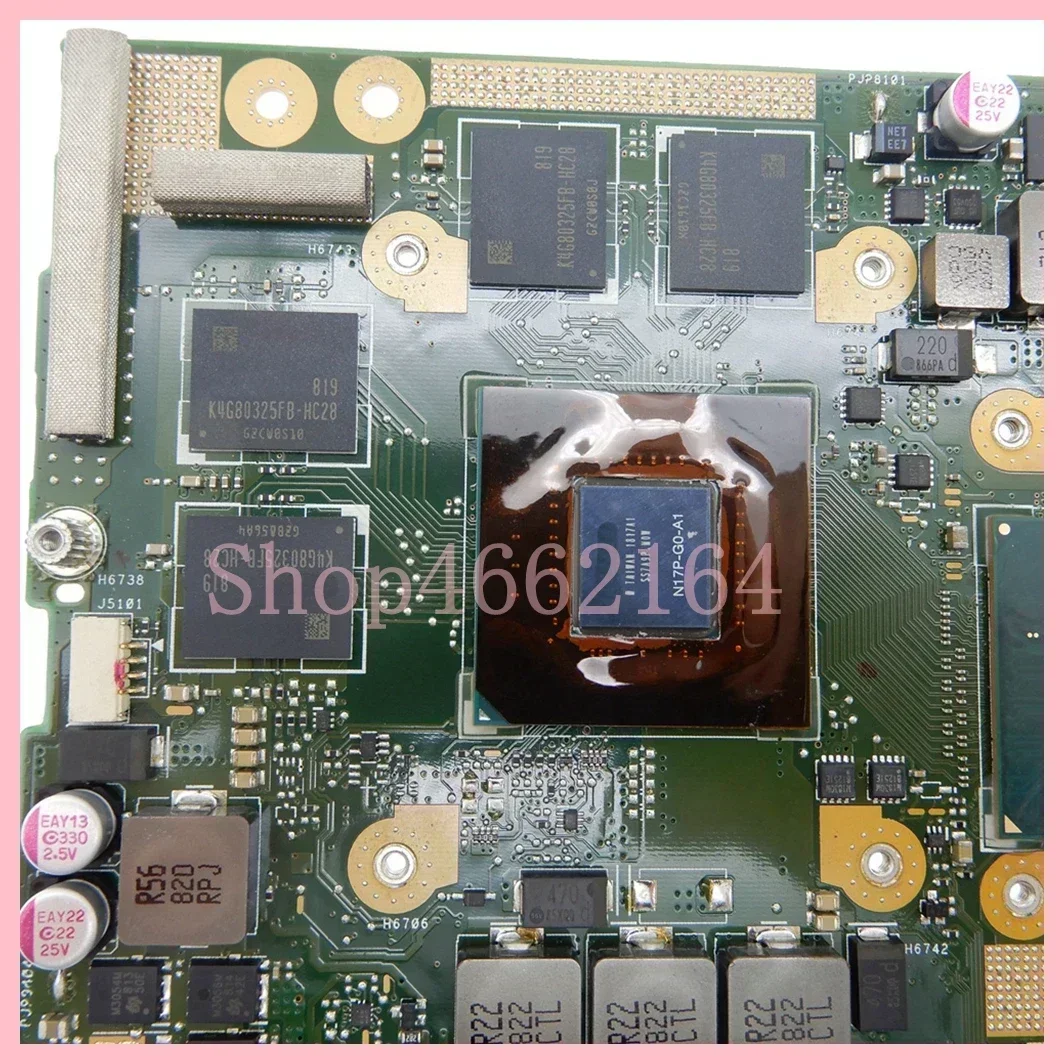 X580GD i5 i7-8th Gen CPU GTX1050-V4G GPU Mainboard For ASUS