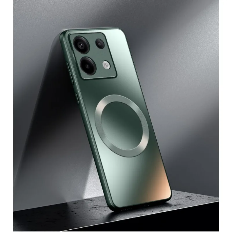 Magnetic Frosted Silicone Soft Shell with Wireless Charging