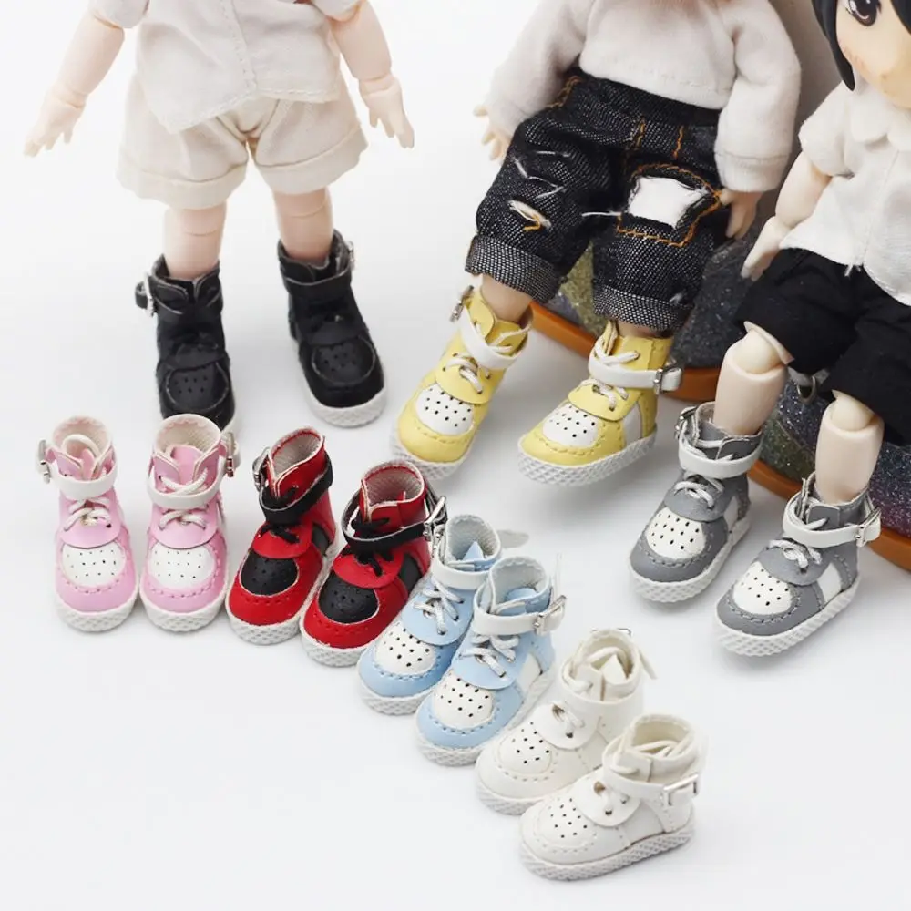Lovely High-top Obitsu 11 Shoes Sneakers Thick Bottom 1/12 Bjd Shoes Multi-color GSC 1/12 Bjd Casual Shoes Children