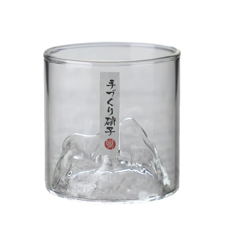 200/300ml Whiskey Glasses Mount Japanese Whiskey Glasses Fuji-Mount Drinking Glass Mountain Water Glass Drinking Mug Cup