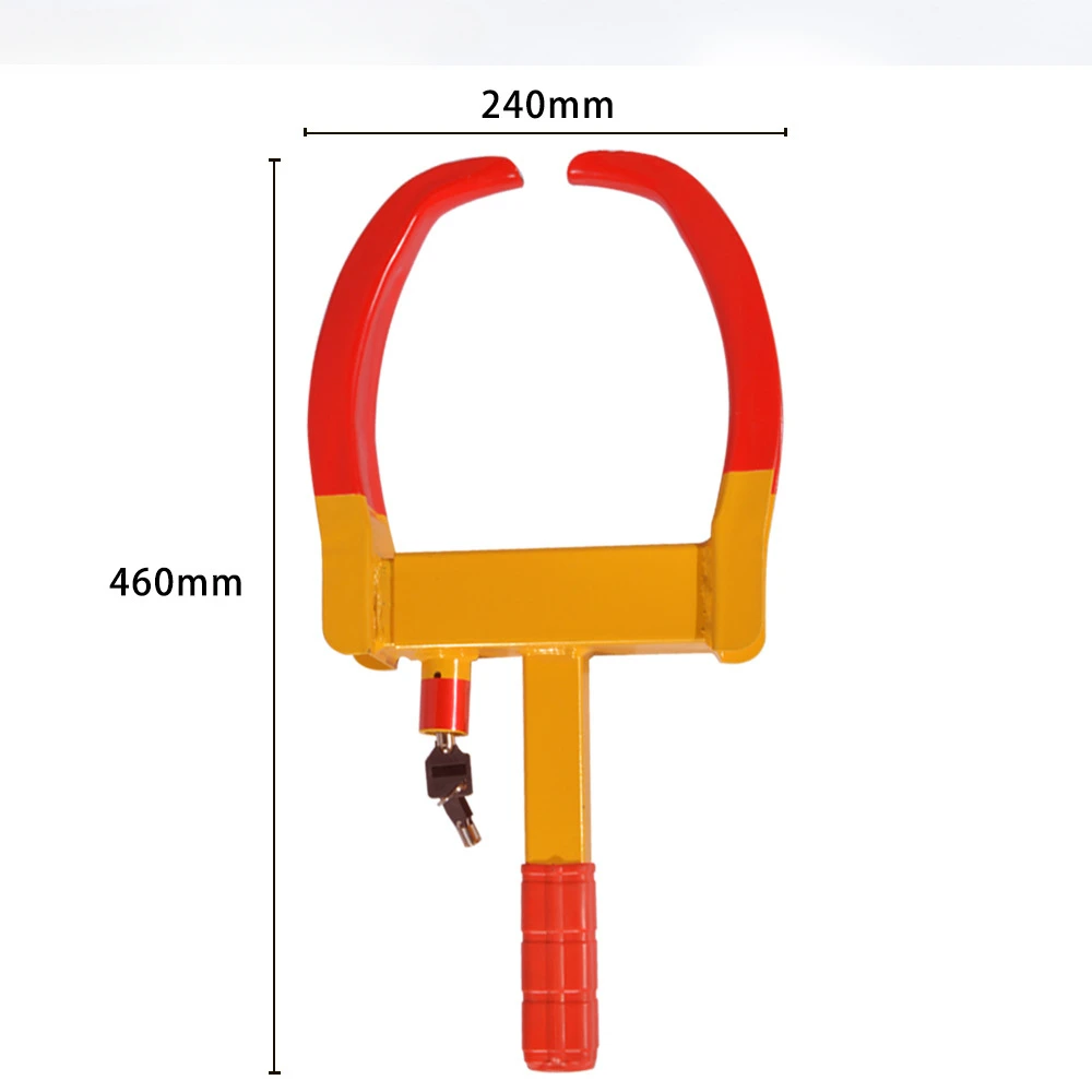 Car Lock Horn Wheel Car Anti-theft Lock Square Handle Tire