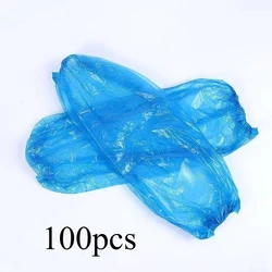 Disposable Waterproof Plastic Sleeves - Anti - Stain Protection for Kitchen, Home & Work Use (100pcs)