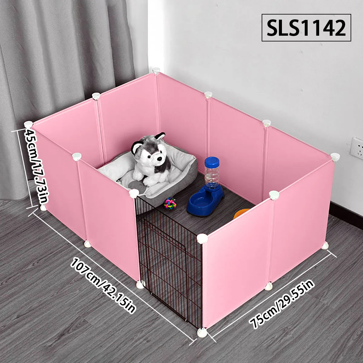 Cat high fence anti-jump guardrail pet fence ventilator home Chinchilla cage isolation baffle free combination