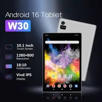 KOOMDIGI W30 Tablette PC Android 16 de 10,1 pouces, 12 Go de RAM (4 Go + 8 Go d'extension), 128 Go de ROM, écran HD IPS 1280x800, WiFi 2,4G+5G, double caméra 5MP+13MP, batterie 5000 mAh, Type-C 5